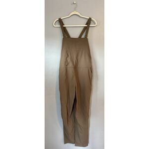 Flylow Gear Life Bibs Outdoor Casual Nylon Overalls EUC Size Medium Brown